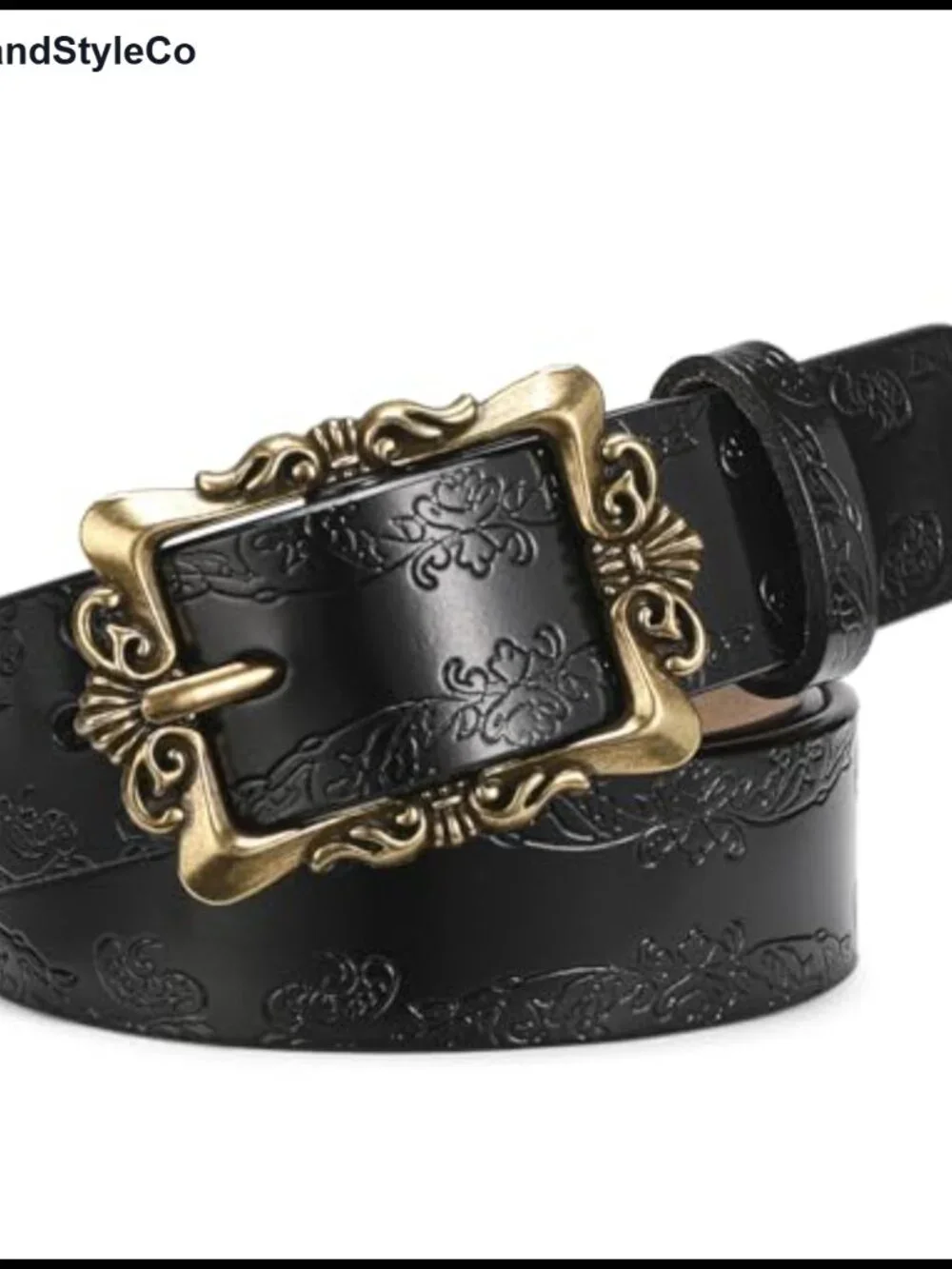 Women's Leather Belt Fashion Soft Waist Belt with Pin Buckle for Jeans Dress